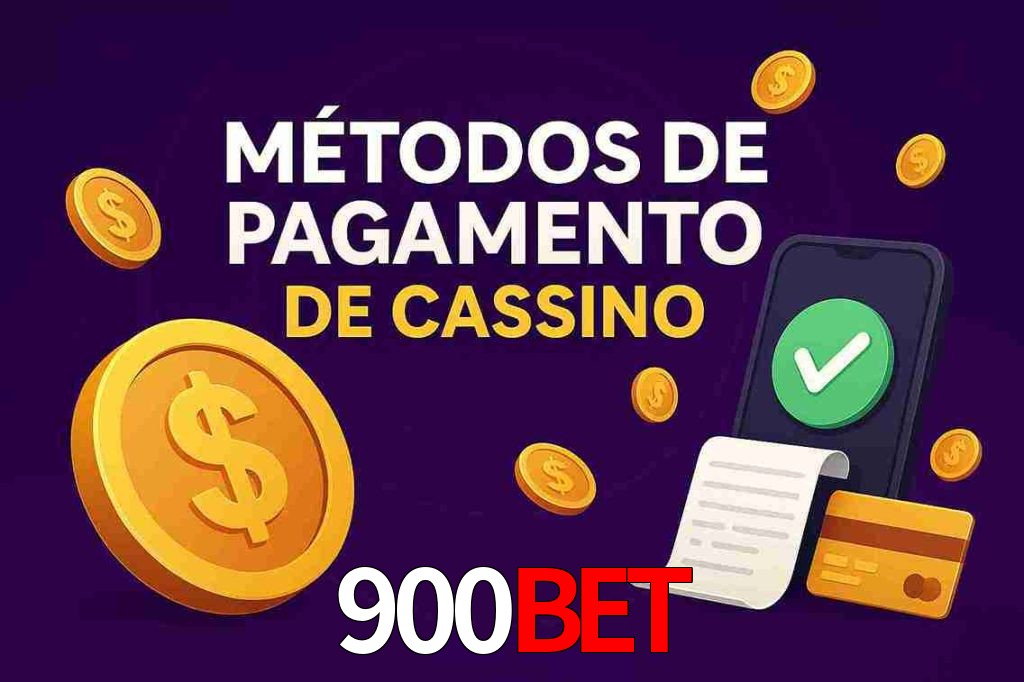 Métodos de Pagamento no 900bet